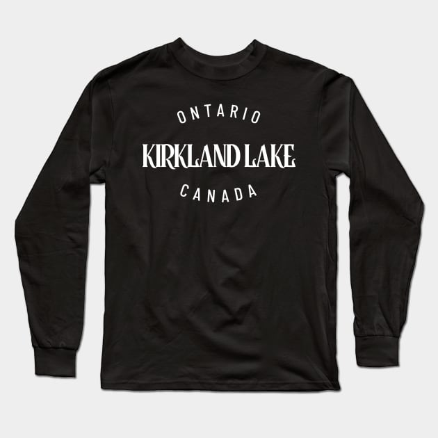 Kirkland Lake, Ontario, Canada Long Sleeve T-Shirt by Canada Tees